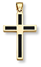 Onyx Cross Pendant
